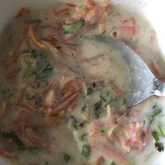 A picture of Carrot Raita.