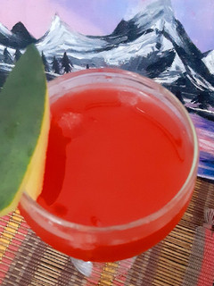 A picture of Watermelon juice.