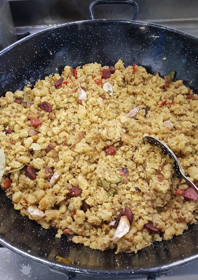 Una foto de Migas de harina