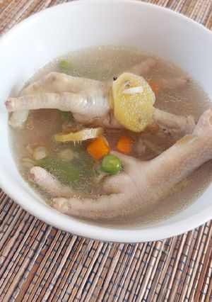 Foto resep Sup ceker sayur beku