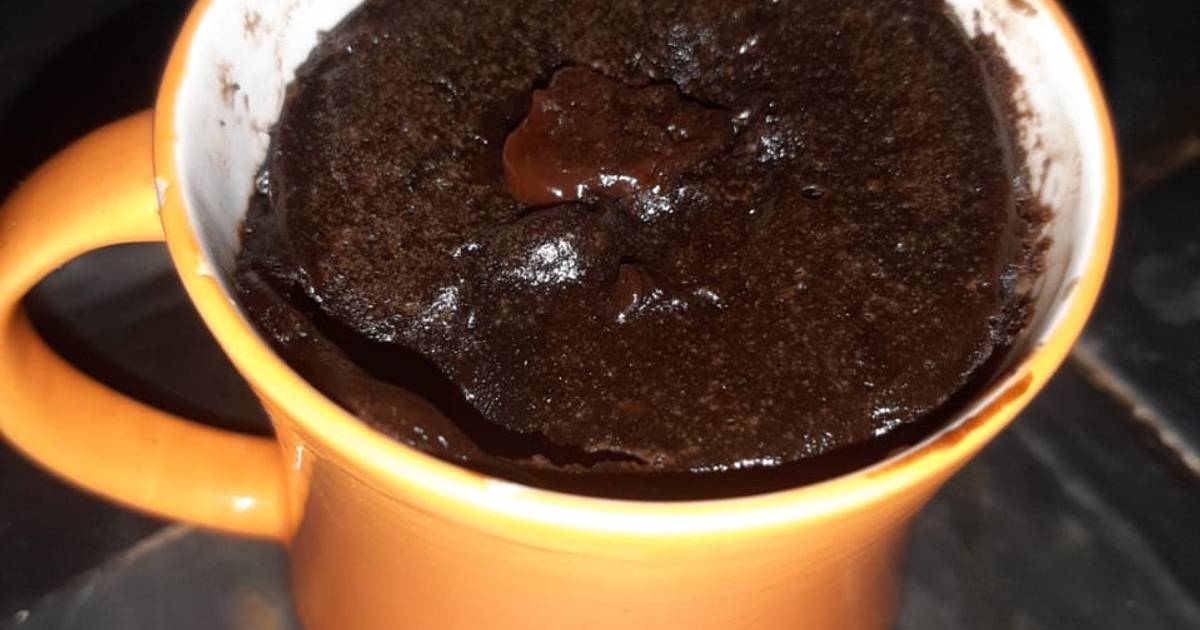 Chocolate Lava Cake - Eggless Molten Chocolate Cake