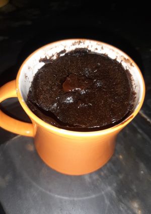 A picture of Choco lava cup cake.