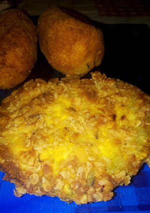 Una foto de Hamburguesa de zapallito con avena
