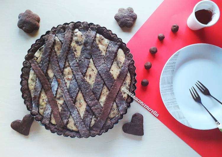Crostata al cacao double farcitura
