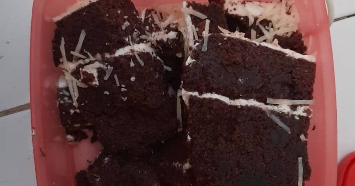 Resep Brownies kukus ketan hitam oleh Ay Aini Cookpad