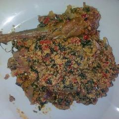 A picture of Egusi sauce.