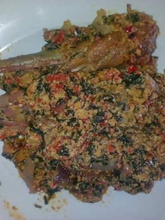 A picture of Egusi sauce.