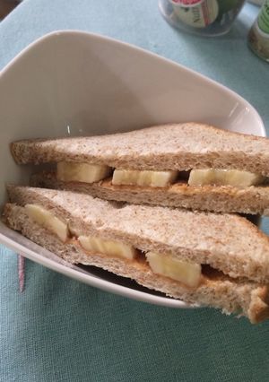 Foto resep Roti Pisang Kacang