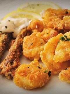 Una foto de Calamares y Espárragos a la romana estilo Montserrat Fontanè