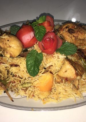 A picture of Chicken Aloo Biryani  #KokabandCookpad.