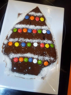 Una foto de Árbol de bizcocho Navideño en Thermomix