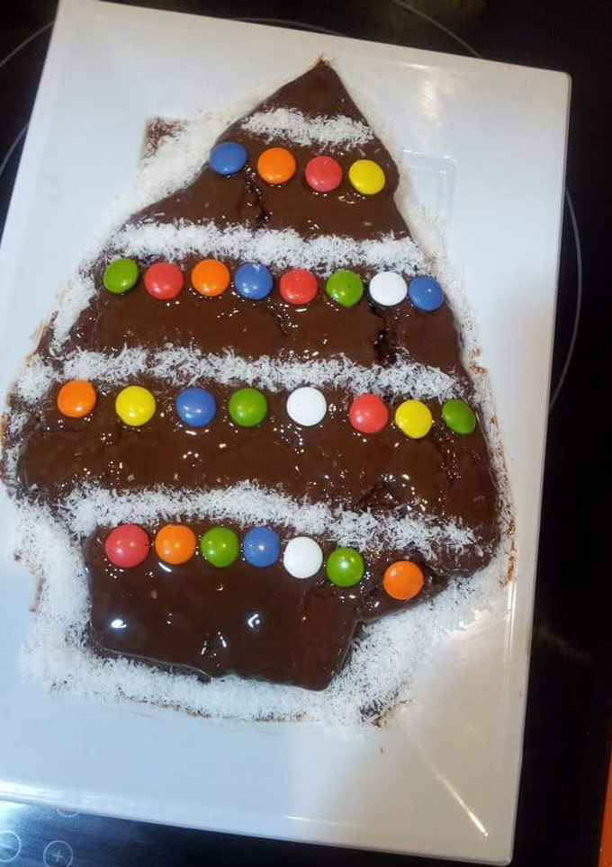 Una foto de Árbol de bizcocho Navideño en Thermomix