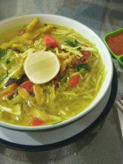 Foto resep Soto ayam bumbu ungkepan ayam kuning