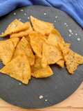 Nachos di lenticchie rosse
