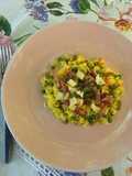 Insalata tiepida riso primavera