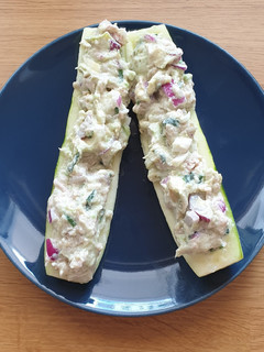Una foto de Pepino relleno