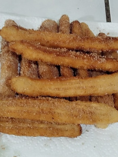 Una foto de Churros sin manga y sin churrera