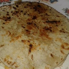 A picture of Left over roti sandwich.