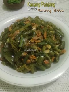 Foto resep Kacang Panjang Tumis Kerang Asin