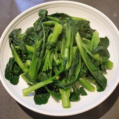 A picture of Steamed Choi Sum.