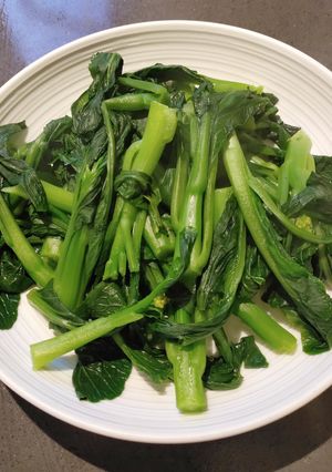 A picture of Steamed Choi Sum.