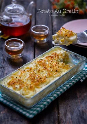 Foto resep Potato Au Gratin ala saya (a.k.a Kentang Jagung Susu)