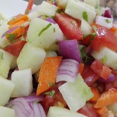 A picture of Afghan Salad.