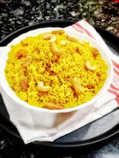 ঝরঝরে বাসন্তী পোলাও(Basanti polau recipe in Bengali) রেসিপির প্রধান ছবি