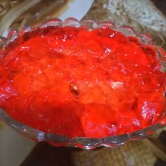 A picture of Jelly cake custard.