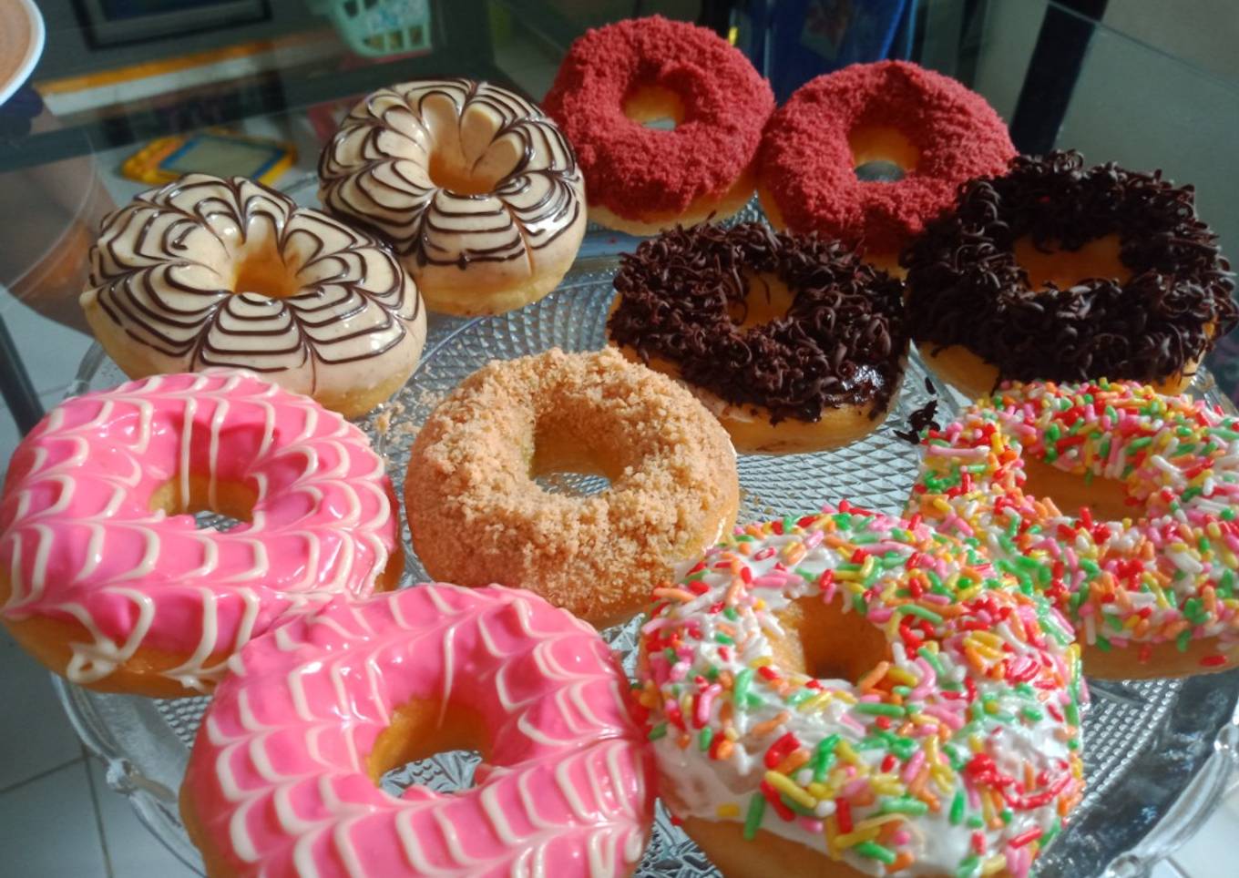 Resep: 01 Donat anti gagal menul & white ring