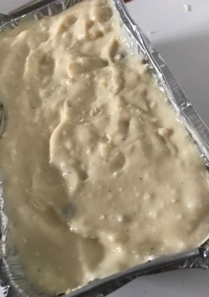 Foto resep White Sauce dgn takaran sendok dan gelas (untuk lapisan Lasagna)