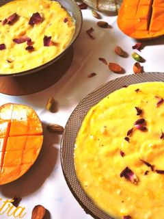 मैंगो फिरनी (mango phirni recipe in Hindi) रेसिपी मुख्य फोटो
