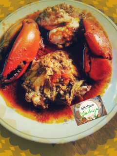 A picture of Crab curry.