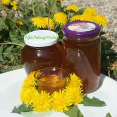 A picture of Homemade Dandelion Honey.