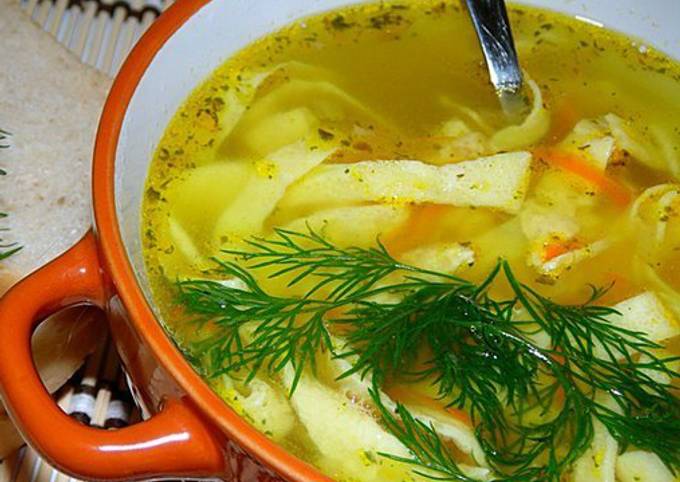 Вариант 1: Куриный суп – классический рецепт с пошаговыми фото