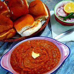 Pav bhaji A picture of Pav bhaji.