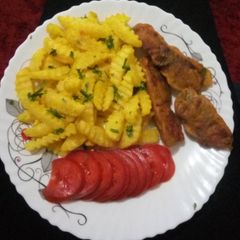 A picture of Homemade fries/chips #4weekschallenge.