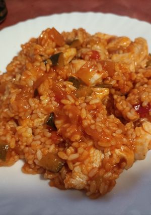Foto principal de Pollo, arroz y pisto