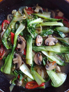 Foto resep Tumis pokcoy jamur