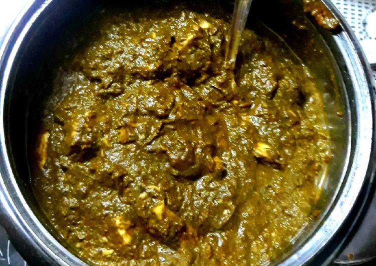 Easiest Way to Make Homemade Palak paneer