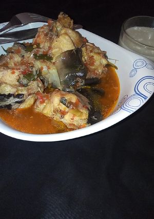 A picture of 🐬 pepper soup.