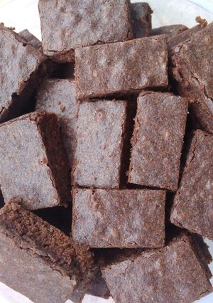Foto resep Fudgy brownies takaran sendok (versi kering)