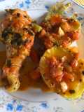 Pollo a la cazadora