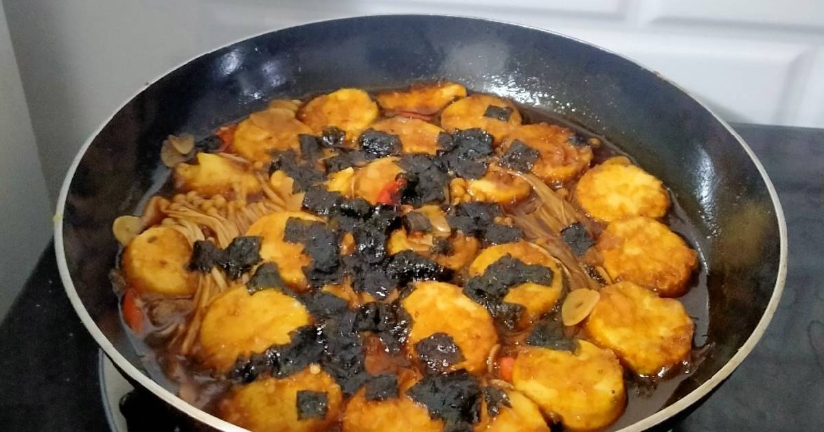 Resep Egg Tofu Enoki oleh Charmelita Cookpad