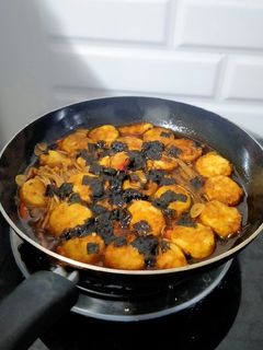 Foto resep Egg Tofu Enoki