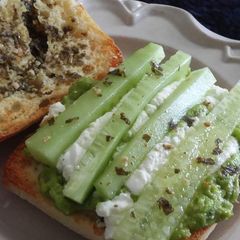 A picture of Avocado Cucumber Sandwich.