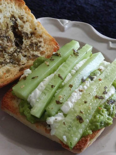 A picture of Avocado Cucumber Sandwich.