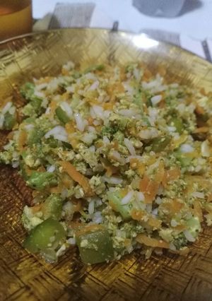 Una foto de Revuelto de verduras