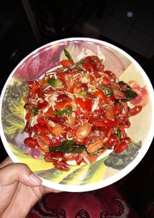 Foto resep Tumis kulit melinjo teri medan