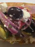 Tostadas al estilo griego
